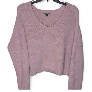 Wild Fable Mauve V-Neck Sweater